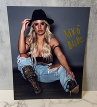 Nikki Duke Sexy Jeans Pose Signed Autograph 8x10 Wwe Tna Aew Nwa Playboy 1 - £9.92 GBP