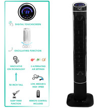 Vie Air 50 Inch Luxury Digital 3 Speed High Velocity Tower Fan with Fres... - $3,007.69 MXN