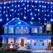 Cascada De Luces 612 LED Navideñas 60FT Decoracion Navidad Para Exterior... - $46.48