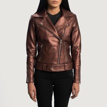 Rumy Black Leather Biker Jacket - $166.00