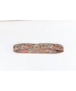 Vintage 60s 70s Mid Century Modern MCM Tapestry Needlepoint Flower Belt ... - $59.04 CAD