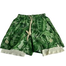 darc sport wolves green monstra leaf Tropical Palm Tree Leaves print sho... - £42.39 GBP