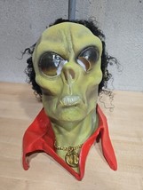 Halloween Illusive Concepts Disco Alien Mask 1999 Broccoli Hair Curly Co... - £65.41 GBP