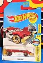 Hot Wheels New For 2017 Factory Set Legends Of Speed #241 Flash Drive Red - £2.33 GBP