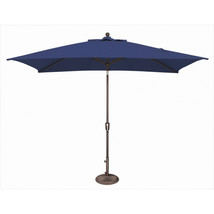 SimplyShade 6 x 10 ft. Rectangle Push Button Tilt Market Umbrella Sky Blue - $5,642.30 MXN