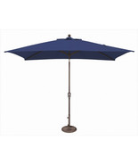 SimplyShade 6 x 10 ft. Rectangle Push Button Tilt Market Umbrella Sky Blue - $300.99