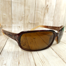Suncloud Striped Brown Polarized Sunglasses FRAME ONLY - Uptown IS 64-18-120 - £22.90 GBP