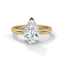 2ct Pear Moissanite Lab Diamond Engagement Ring - $700.00
