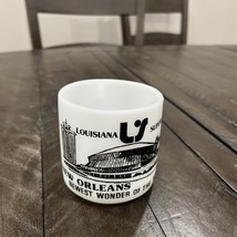 New Orleans Louisiana Superdome- Federal Milk Glass Mug Cup - $15.83
