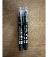 Rimmel Scandaleyes Eyeshadow Stick 24-Hr Black Crayons 008 &amp; 018 NEW- 2 ... - £17.51 GBP