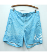 Realtree Size large Blue Camo Board Shorts Swim Trunks Mens Ocean Beach - £14.93 GBP