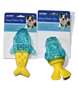 Petdom Dog Chew Toys Blue Rubber Shark &amp; Walrus Fill With Water Freeze - €22,53 EUR