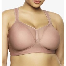 Paramour Arnica Full Figure Bra 34DD Rose Wire Free Med Support No Slip Straps - £11.91 GBP