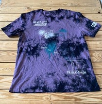 Zara Men’s Tie Dye Graphic t Shirt Size L Purple L8 - £9.26 GBP