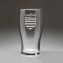 Caulfield Irish Coat of Arms Tavern Glasses - Set of 4 (Sand Etched) - £54.67 GBP