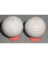 1930s-40s Sorcha Boru - Claire Stewart GOLF BALLS SALT PEPPER SET Califo... - $39.59