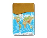 Map of the World Universal Phone Card Holder - $9.90