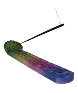 Wicca Celtic Knotwork Rainbow Tree Of Life Ornate Incense Stick Holder F... - $19.99