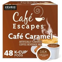 CAFE ESCAPES CAFE CARAMEL KCUPS 48CT - $661.28 MXN