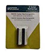Garden Splendor 830-1906 Solar Rechargeable Batteries, 14430, 2-Pk. - Qu... - $462.10 MXN