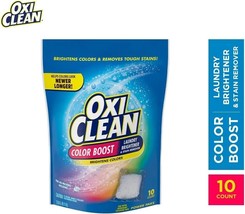 Oxi-clean Oxiclean Color Boost Power Paks, 10 Count - $7.69