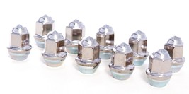 Set of 10 NEW Ford Mustang Factory OEM Polished Stainless Lug Nuts Mustang GT - £16.83 GBP