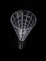 Fabergé Crystal Clear  "Metropolitan" Vase - 13” H x 4.5" W x 2.5"B image 3