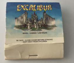 Excalibur Las Vegas Hotel Casino Matchbook Unstruck - £4.25 GBP