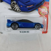 2015 Hot Wheels Then And Now &#39;90 Acura NSX 3/10 BLUE Die Cast Toy Car NI... - $11.65
