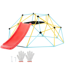 VEVOR Climbing Dome 8FT w/Slide 600LBS Kids 3-9 Indoor&amp;Outdoor Jungle Gym - $151.90