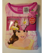Disney Princess Beauty and the Beast Girls 2 Piece Pajama Set Long Sleev... - £13.29 GBP