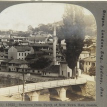 Porch New Town Hall Hungary  Keystone Stereoview Cards Pre World War Ste... - $3.91