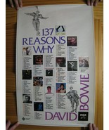 David Bowie Poster 137 Reasons Why - $180.64