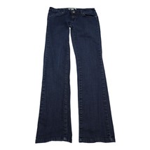 Forever Twenty One Pants Womens 28 Blue Low Rise Flat Front Bootcut Denim Jeans - £23.24 GBP