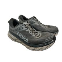 Hoka One Men&#39;s Bondi 7 Athletic Running Sneakers Grey/White Size 11 4E - £37.12 GBP
