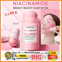 Skintific Niacinamide Bright Boost Clay Stick 40g Glow Enhances Skin Free Ship - £20.98 GBP