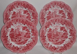 Set b(4) J&amp;G Meakin Romantic England Pattern Dinner Plates Made In England - £71.12 GBP