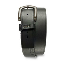 ANDREW MARC New York Dayton Leather Belt Black BELT 32/80 - £93.84 GBP