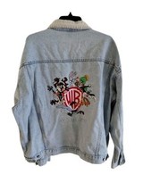 Looney Tunes Warner Bros Studio Store Denim Jean Jacket XXL Taz Bugs VTG... - $69.04 CAD