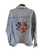 Looney Tunes Warner Bros Studio Store Denim Jean Jacket XXL Taz Bugs VTG... - $909.39 MXN