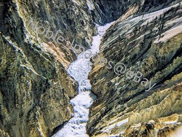 1950 Yellowstone River Grand Canyon Red-Border Kodachrome Slide - £4.35 GBP