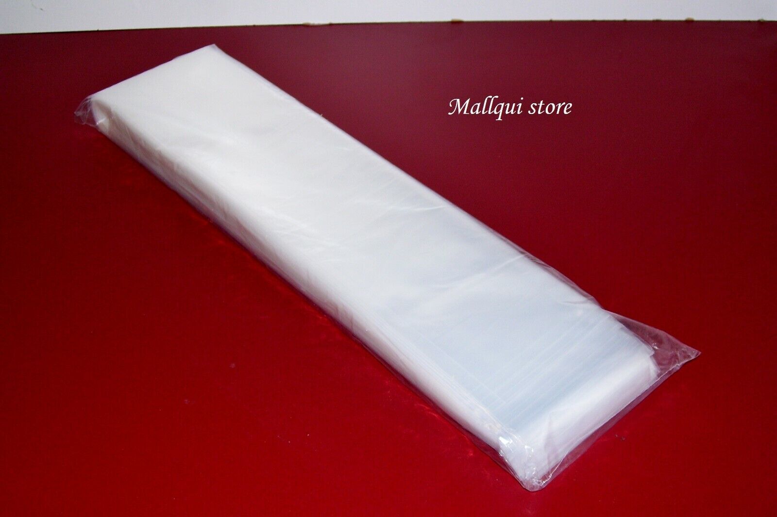 Primary image for 100 Clear 4 x 52 Flat Poly Bags plastic packing Uline Open Top best 2 MIL Thick
