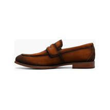 Stacy Adams Burke Moc Toe Saddle Slip On Dressy Shoes Copper 25676-220 image 5