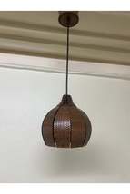 Rustic Luxury Cut Pumpkin Model Wooden Lampholder with Cover and Living Room Cha - £26.37 GBP