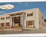 Arthur Wildes Oceanfront Restaurant Dining Terrace Postcard Miami Beach ... - $9.90