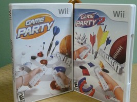 Lot Of 2 Wii Games - Wii Game Party and Wii Game Party 2 - w/ Manuals - £11.70 GBP