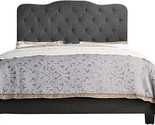 Elian Upholstered Panel/Platform Bed, Full, Charcoal - $342.99
