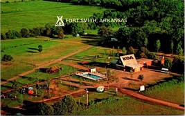 Arkansas Alma Fort Smith KOA Resort &amp; Campgrounds Swimming Pool Vintage Postcard - £5.98 GBP