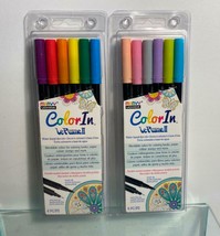 Lot Of 2 Marvy Uchida Color In Le Plumell 6 Set Double Ended Brush Tips New - £16.75 GBP