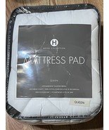Hotel Collection 500 Thread Count Cotton Hypoallergenic Mattress Pad QUEEN - $79.19